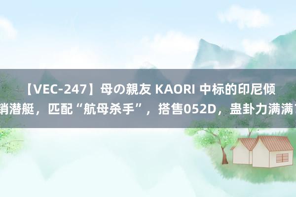 【VEC-247】母の親友 KAORI 中标的印尼倾销潜艇,匹配“航母杀手”,搭售052D,蛊卦力满满?