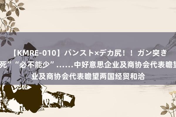 【KMRE-010】パンスト×デカ尻!!ガン突きBEST “终点垂死”“必不能少”……中好意思企业及商协会代表瞻望两国经贸和洽