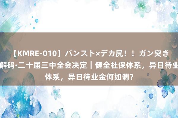 【KMRE-010】パンスト×デカ尻!!ガン突きBEST 新华解码·二十届三中全会决定|健全社保体系,异日待业金何如调?