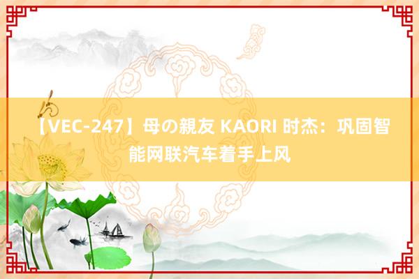 【VEC-247】母の親友 KAORI 时杰：巩固智能网联汽车着手上风