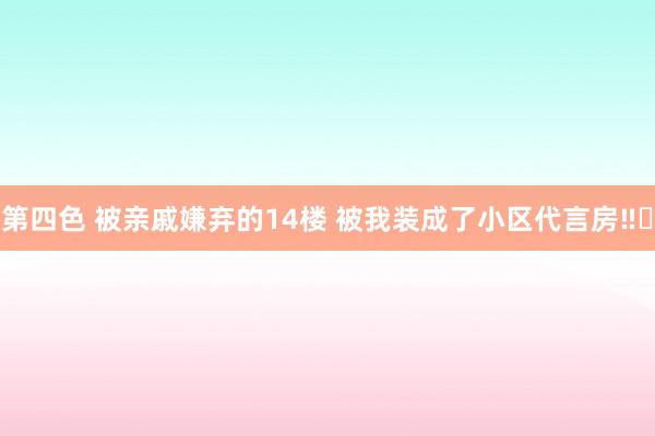 第四色 被亲戚嫌弃的14楼 被我装成了小区代言房‼️