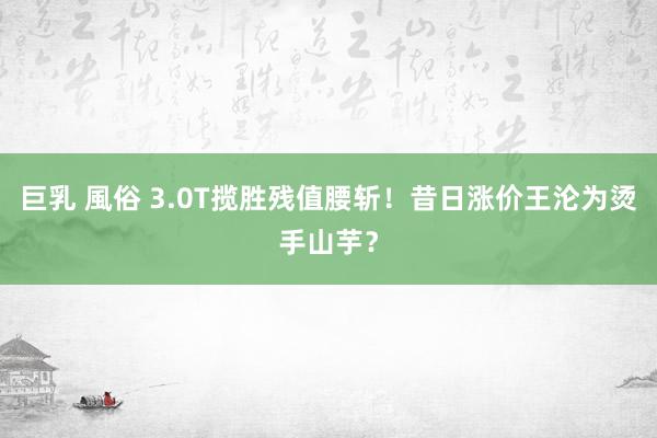 巨乳 風俗 3.0T揽胜残值腰斩！昔日涨价王沦为烫手山芋？