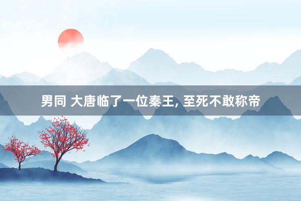 男同 大唐临了一位秦王， 至死不敢称帝